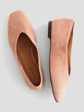 Madewell‎ Suede Ballet Flats.